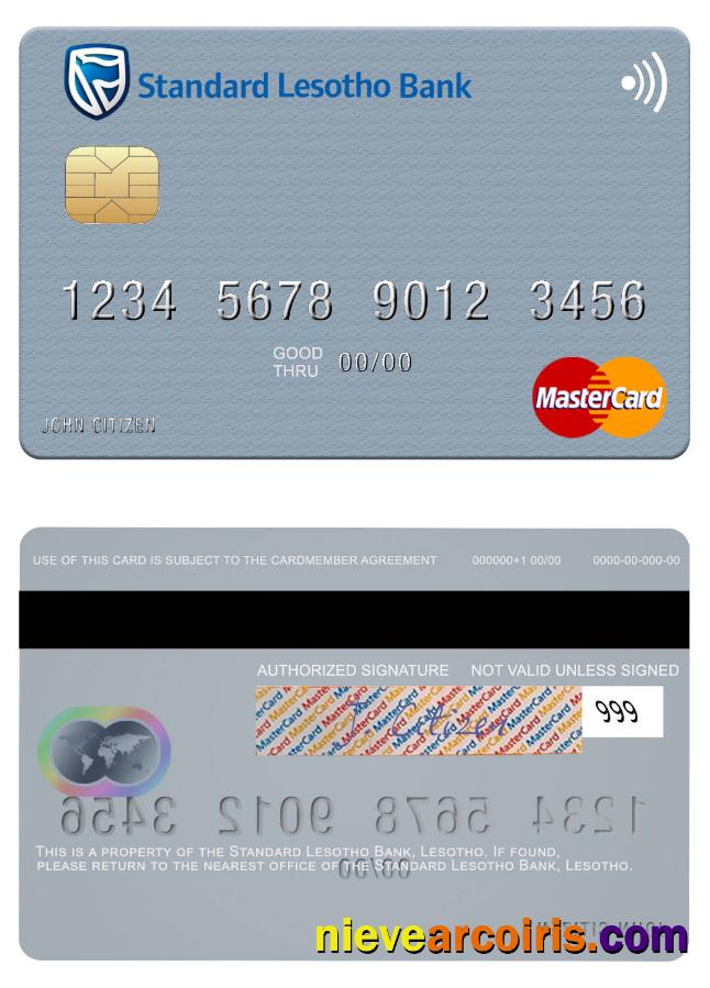 Lesotho Standard Lesotho Bank mastercard
